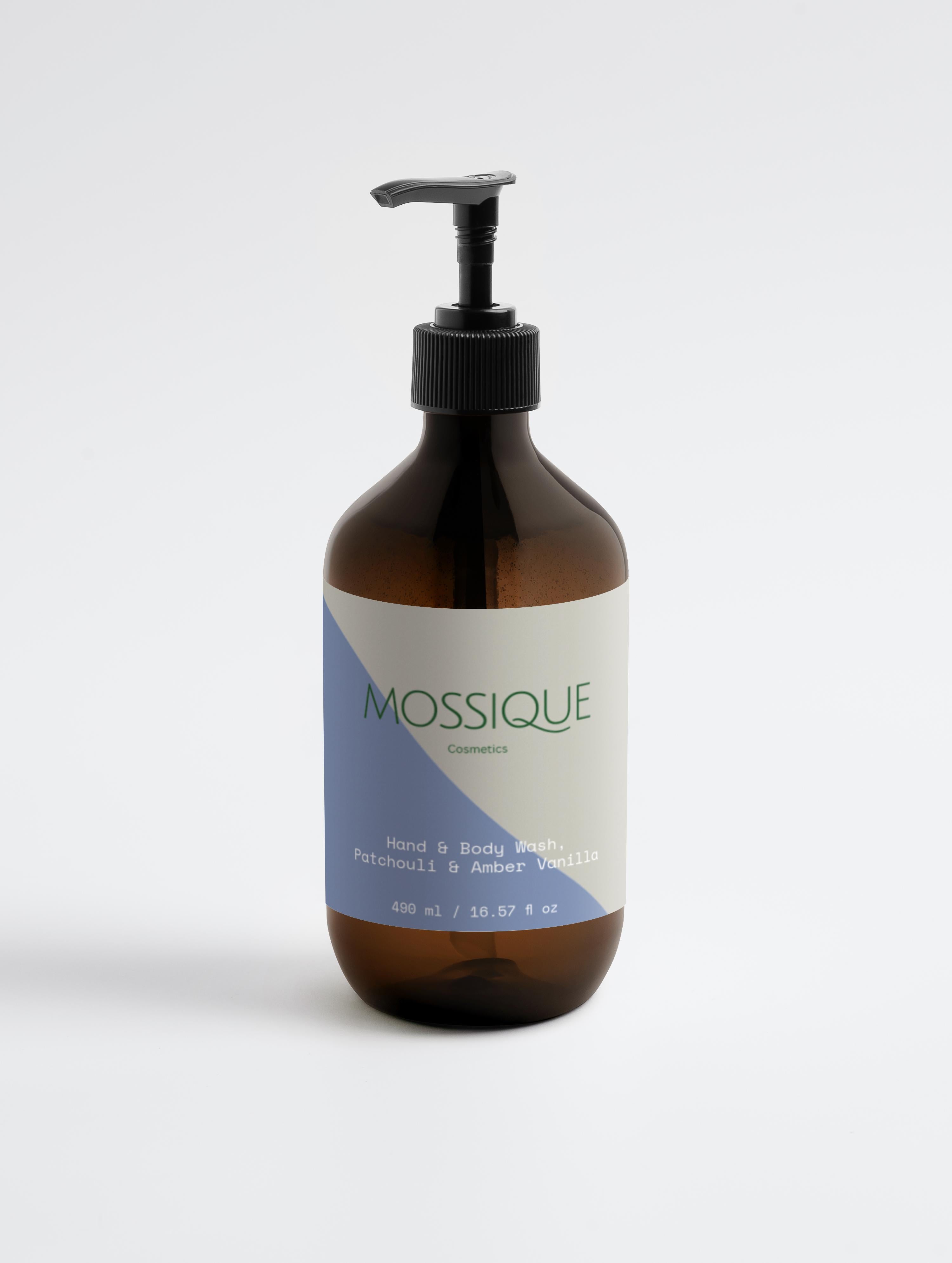 Hand & Body Wash, Patchouli & Amber Vanilla