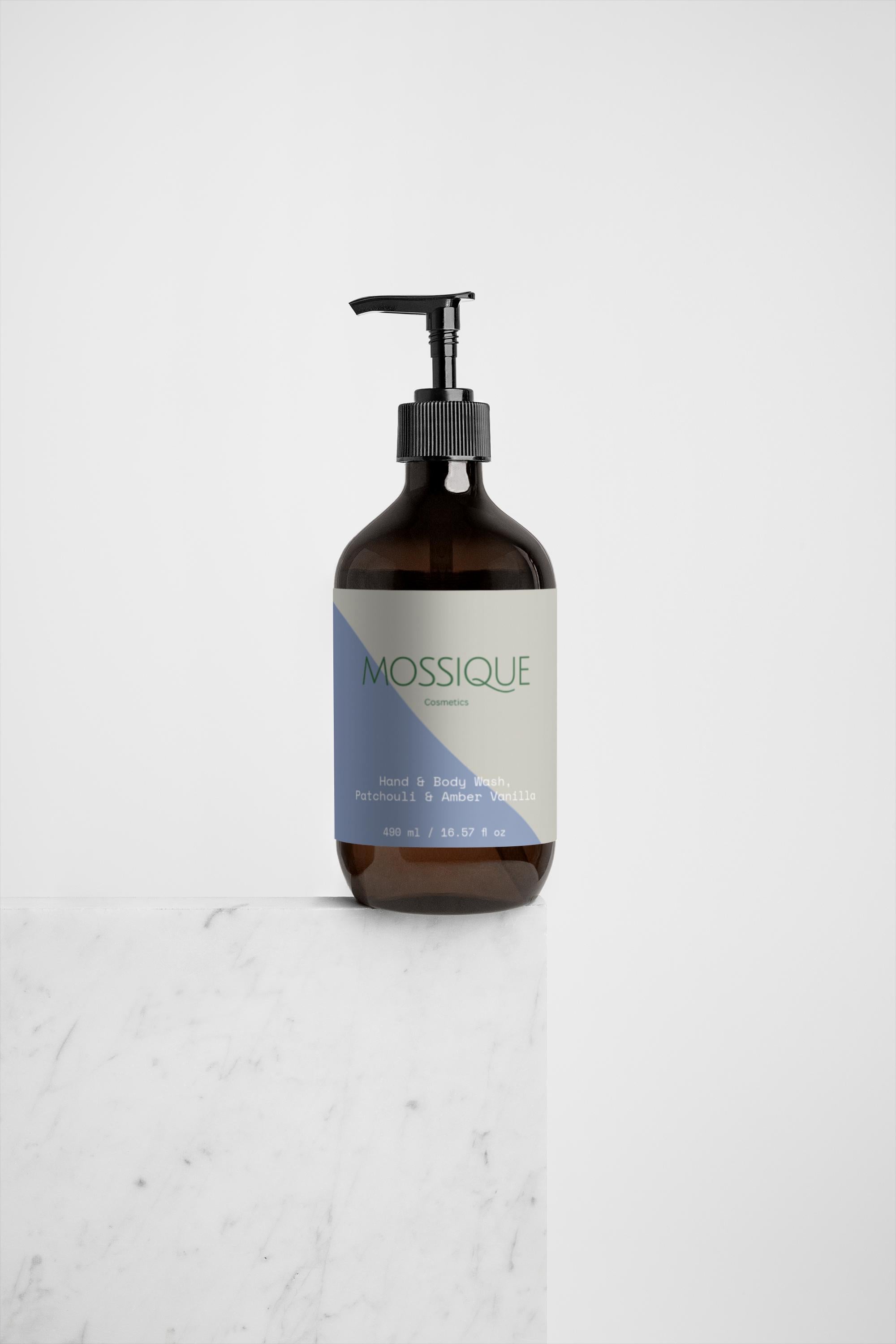 Hand & Body Wash, Patchouli & Amber Vanilla